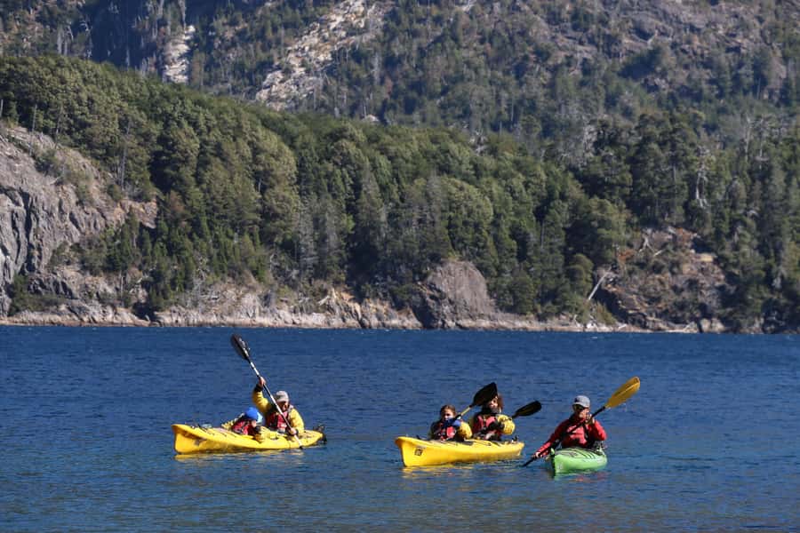Bariloche: Half Day Kayak to Nahuel Huapi or Moreno Lakes - A four-hour escape from central Bariloche