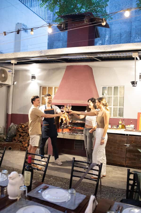 Buenos Aires: Authentic Argentine Asado BBQ with Live Music - The opening plates: cheese, salami, and Argentine conversation
