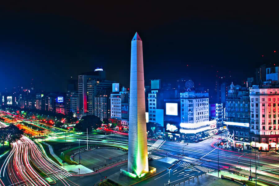 Buenos Aires by Night: Small Group City Tour - Floralis Genérica under the night sky