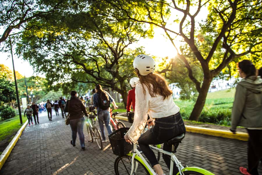 Buenos Aires: Full Day Bike Tour with Lunch - Retiro and Recoleta without long interior visits