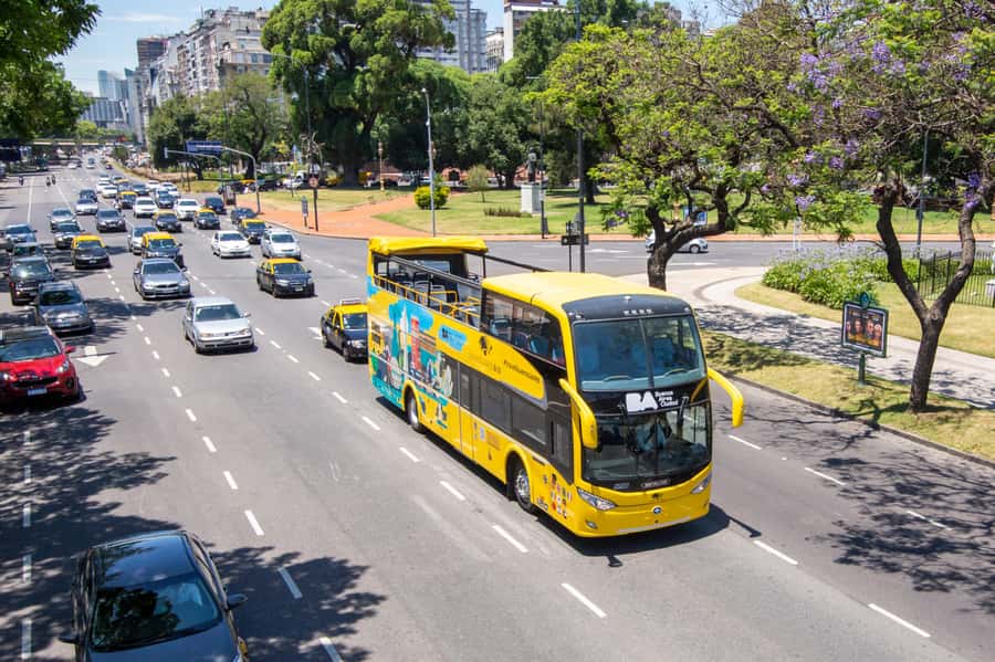 Buenos Aires Hop-On Hop-Off Bus and Exclusive Benefits - Teatro Colón and the grand central avenues