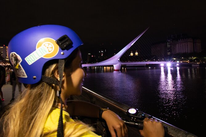 Buenos Aires Night Tour on Electric Scooter - Plaza San Martín sets the European tone