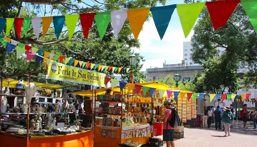 Buenos Aires: San Telmo and Market Guided Walking Tour - Inside Mercado San Telmo