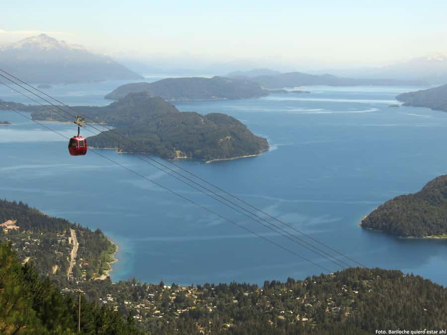 Cerro Otto - The four-person cable car ride to 1,405 meters