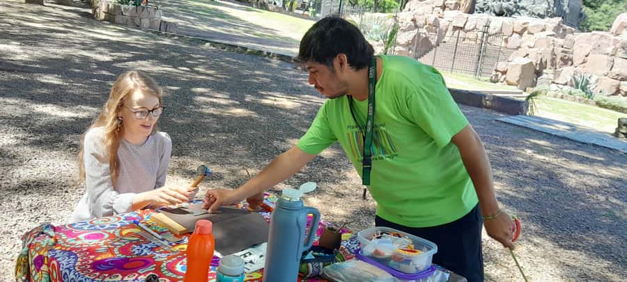 City of Salta: Alpaca and leather handicraft workshop in the open air! - Three creations, three kinds of souvenirs