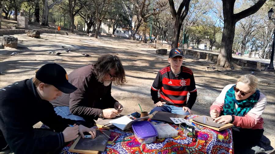 City of Salta: Alpaca and leather handicraft workshop in the open air! - Meeting beneath San Bernardo Hill