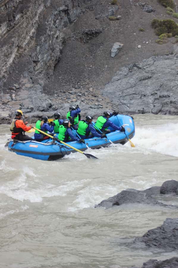 El Chalten: Rio de las Vueltas and Patagonia Rafting - Ten kilometers inside the canyon