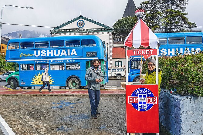 Exploring Ushuaia: Double Decker Bus Tour - Commentary, language, and the old bus itself