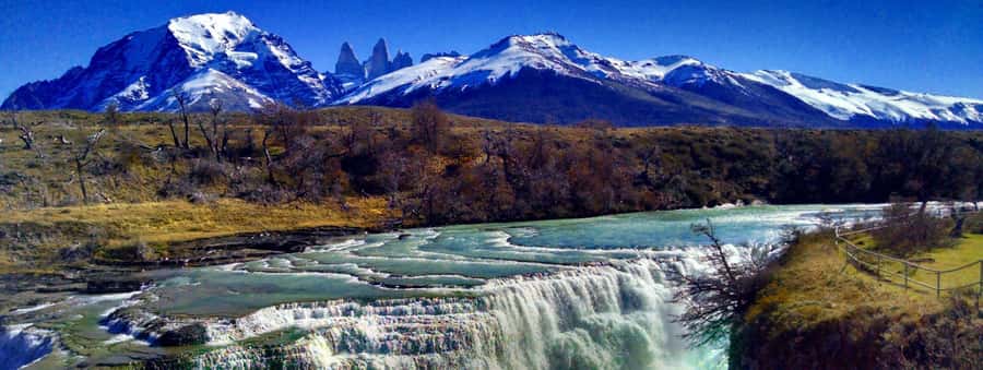 From El Calafate: Torres del Paine Full Day Tour - Saltos del Río Paine brings the power