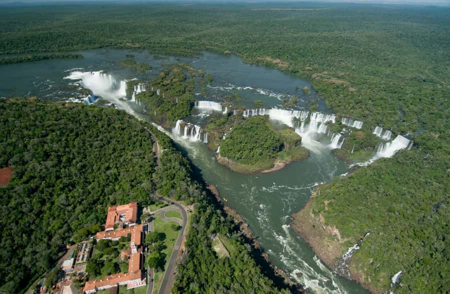From Foz do Iguaçu: Argentinean Falls Tour with Pickup - Lower Circuit: water, forest, and closer views