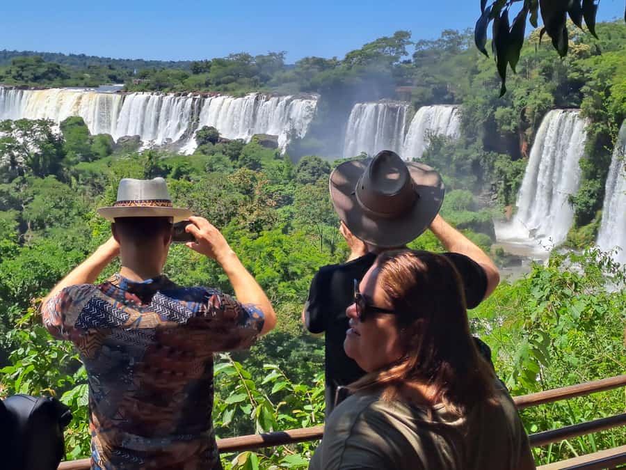 From Foz do Iguaçu: Tour to Argentinian Falls - The park entrance and the train connection