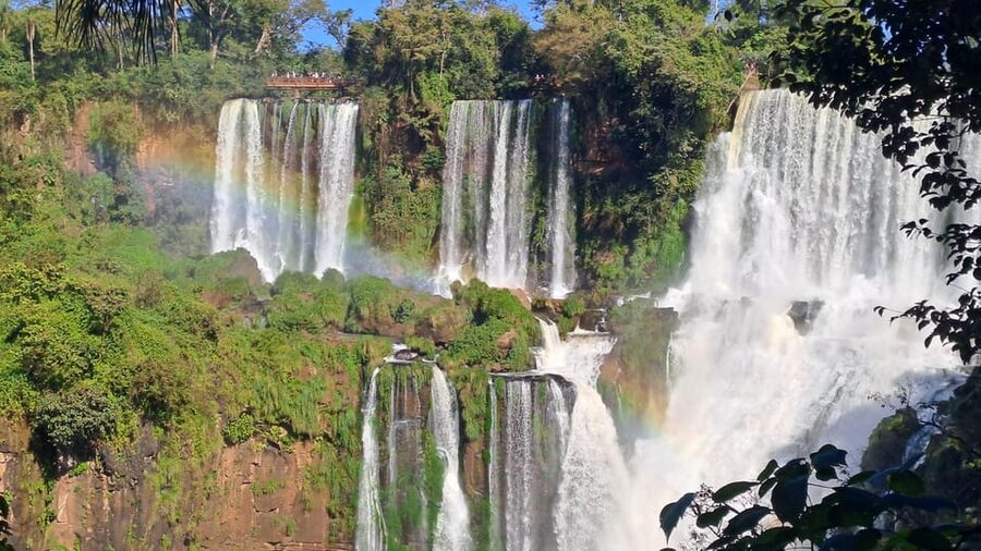 From Foz do Iguaçu: Tour to Argentinian Falls - Lower Circuit: spray, stairs, and close views