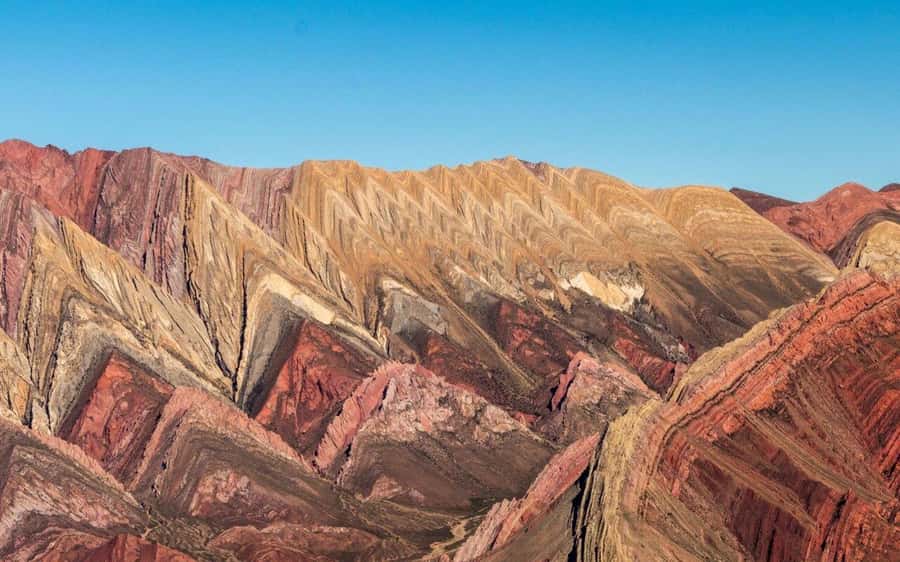 From Jujuy: Serranías de Hornocal with Quebrada de Humahuaca - Hornocal is the payoff at 3,012 meters