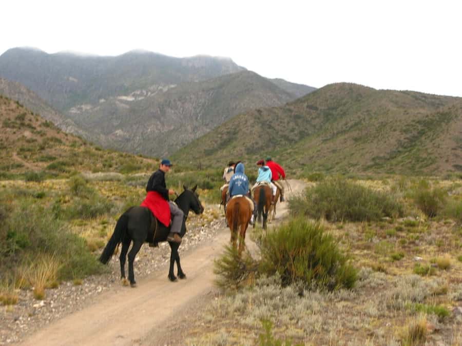 From Mendoza: Sunset Horseback Ride and Asado in the Andes - Riding into the Andes at sunset