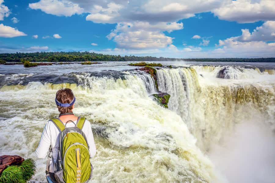From Puerto Iguazu: Argentinian Iguazu Falls with Ticket - The park train and three walking routes