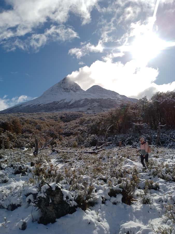 From Ushuaia: Tierra del Fuego Emerald Lagoon Trekking Tour - The payoff at the lagoon