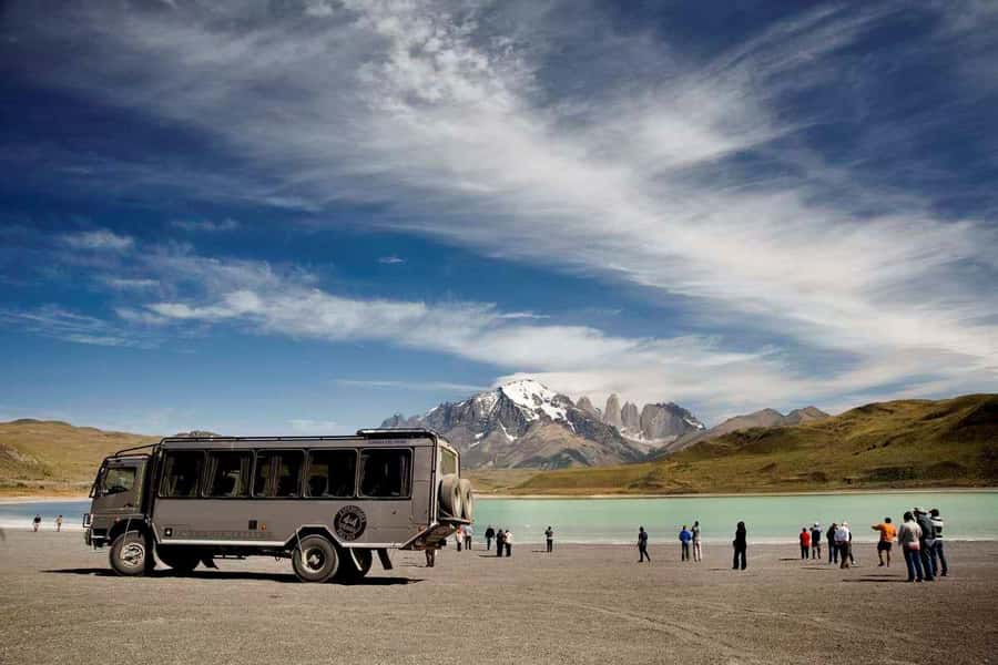Full-day excursion to Torres del Paine National Park - Lake Sarmiento and the first big Patagonian views