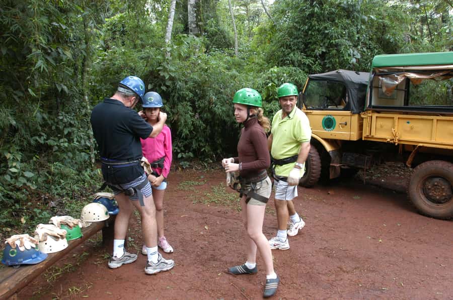 Half-Day Iguazú Forest Adventure - A natural pool below the falls