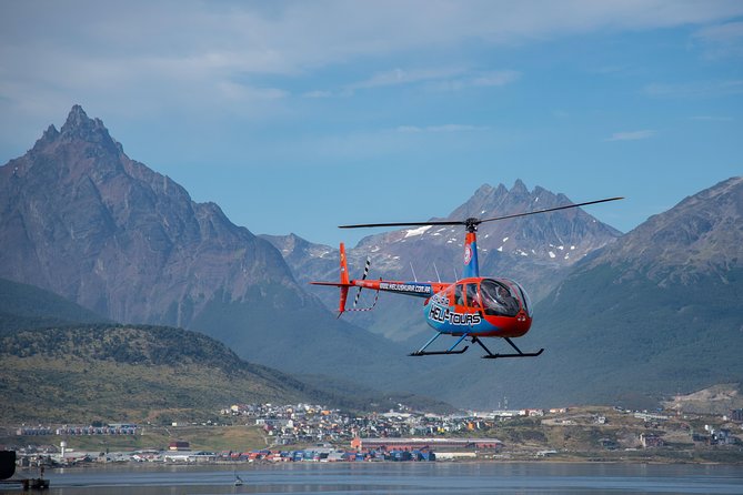 Helicopter Overflight - Landing in the Cordillera - A30 - Landing High in the Andes