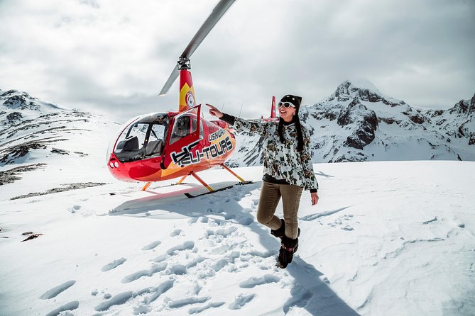 Helicopter Overflight - Landing in the Cordillera - A30 - High Mountain Lagoons and Glacial Color