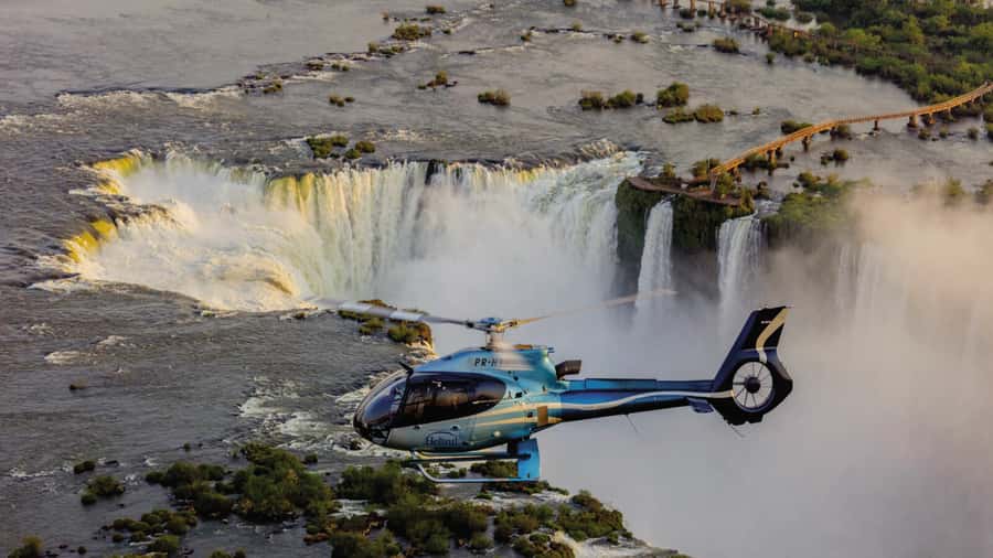 Helicopter Ride Over the Iguazu Falls - Admission Ticket - First come, first served changes your timing