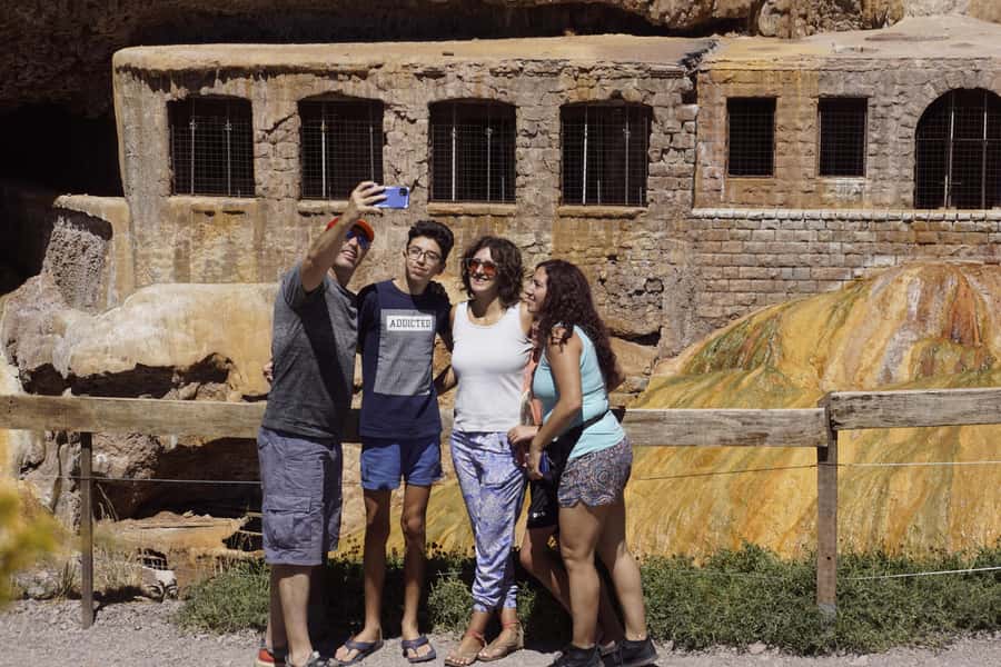 Mendoza: Aconcagua, Uspallata & Puente del Inca Day Trip - Puente del Inca’s mineral-colored bridge