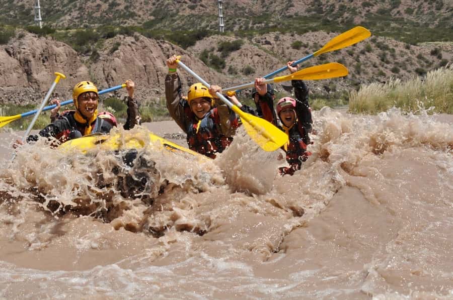 Mendoza: River Rafting & Canopy in the Andes Mountain Range - Twelve kilometers of Class 3 and 4 rapids