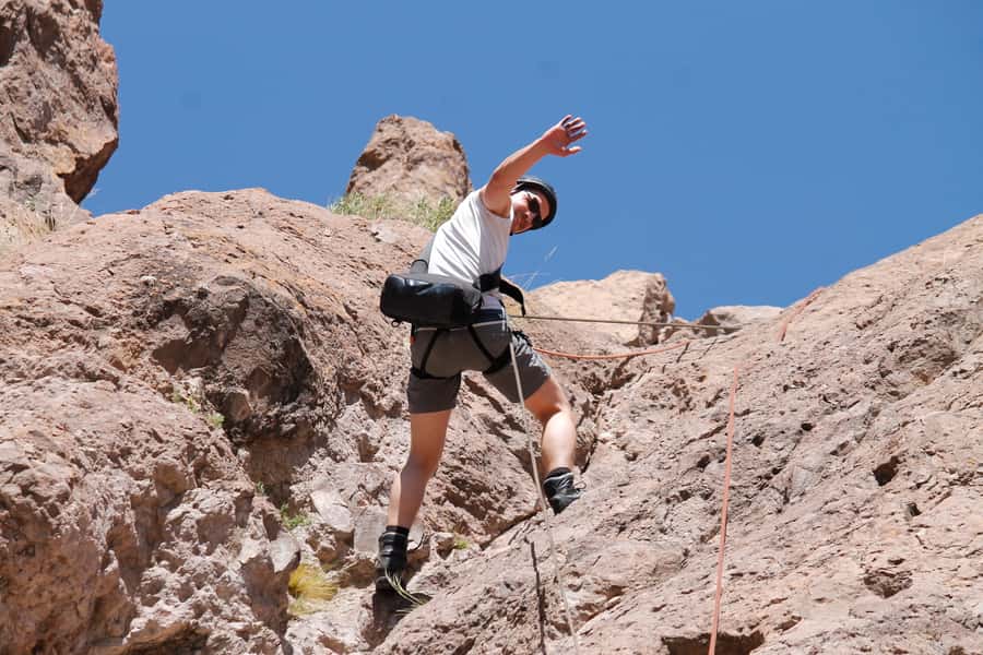 Mendoza: Trekking, Abseiling and Zipline - The 30-meter cliff is the real reason to go