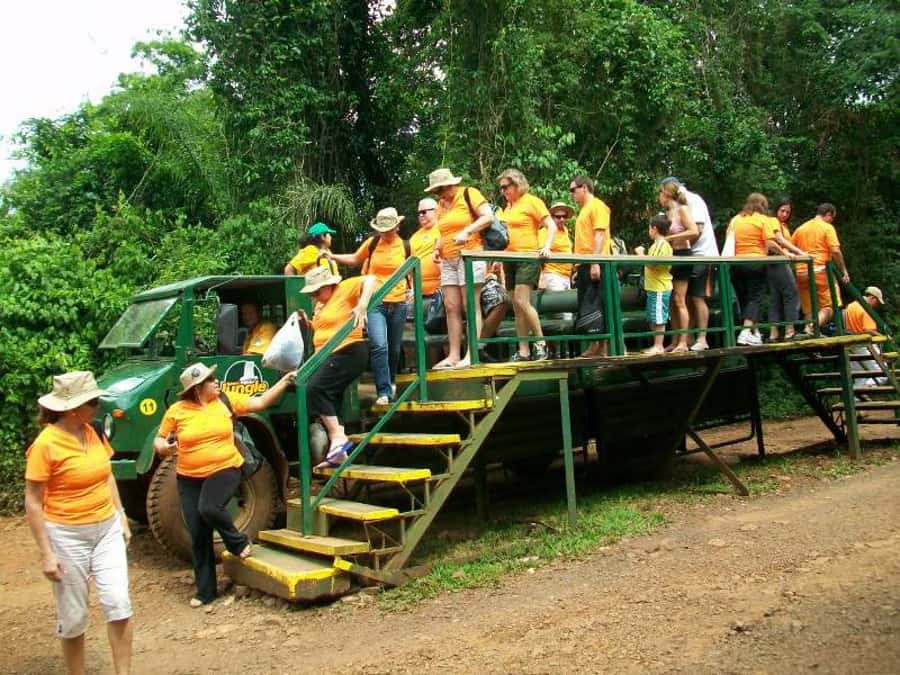 Puerto Iguazú: Iguazú Falls Adventure with 4WD & Boat Ride - Devil’s Throat, where the river drops away