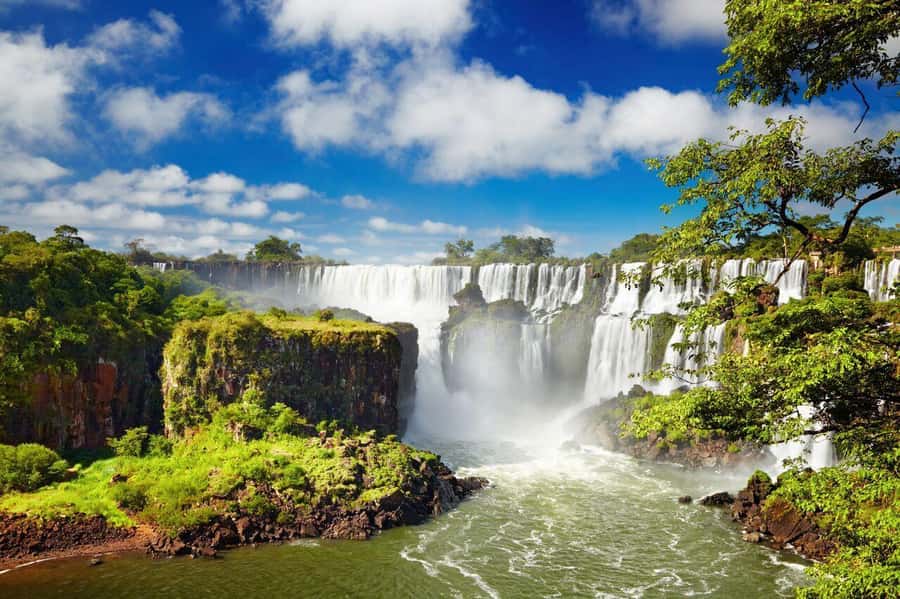 Puerto Iguazu: Iguazu Falls Argentinian Side Full-Day Tour - The ecological train and the three circuits