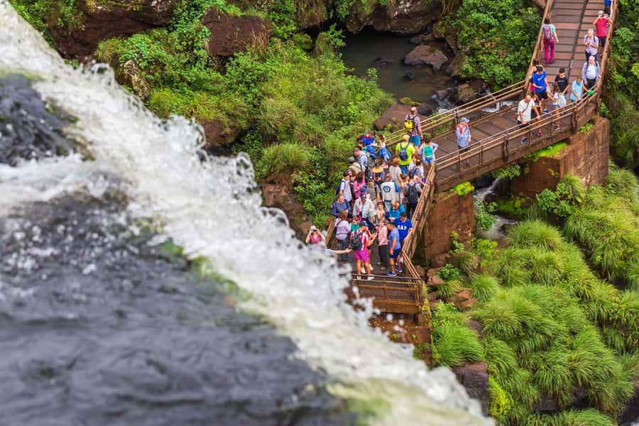 Puerto Iguazu: Iguazu Falls Boat Tour and Gran Aventura - The jungle ride to Porto Macuco