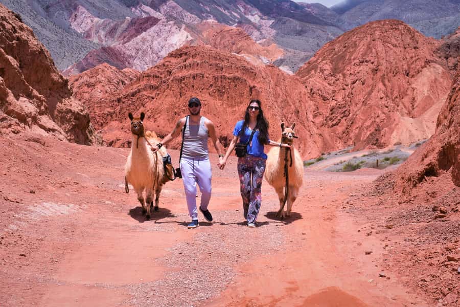 Purmamarca: Hiking with Llamas through multicolored mountains - Why walking with llamas changes the Purmamarca experience