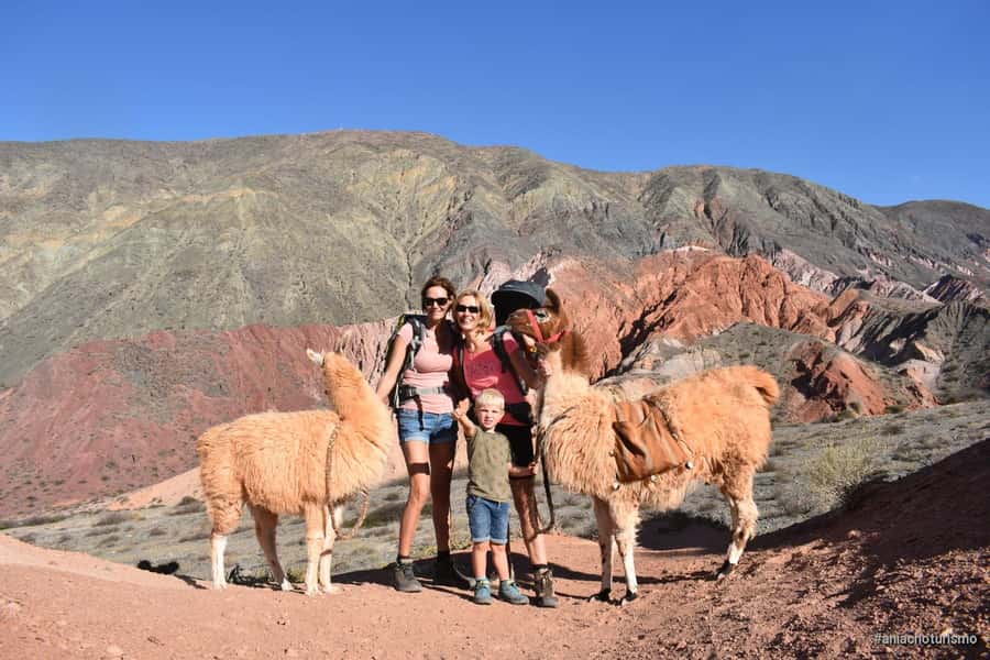 Purmamarca: Hiking with Llamas through multicolored mountains - Families, older adults, and physical limits