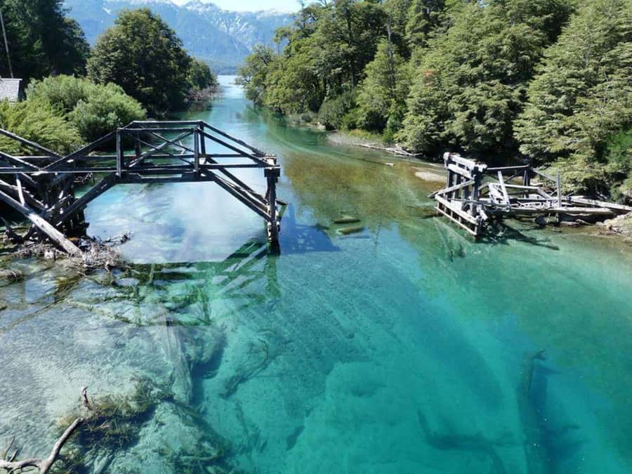 San Martin de los Andes along the Route of the 7 Lakes - Arriving in San Martín de los Andes beside Lake Lacar
