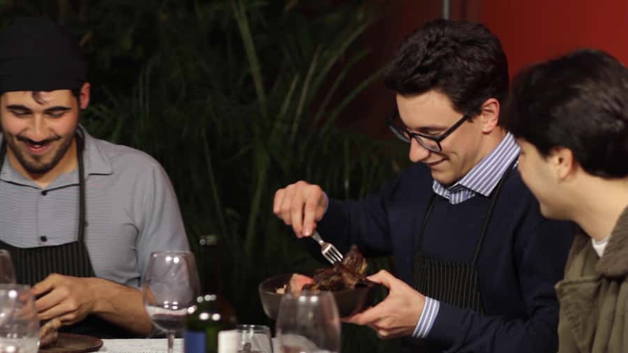 Secrets of Asado in Buenos Asado, BBQ and Dinner - Making chimichurri from scratch
