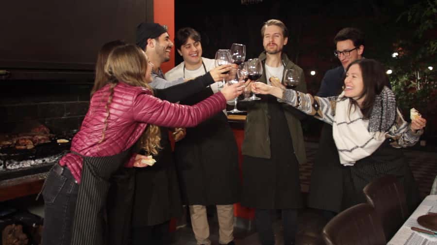 Secrets of Asado in Buenos Asado, BBQ and Dinner - Working through the main cuts