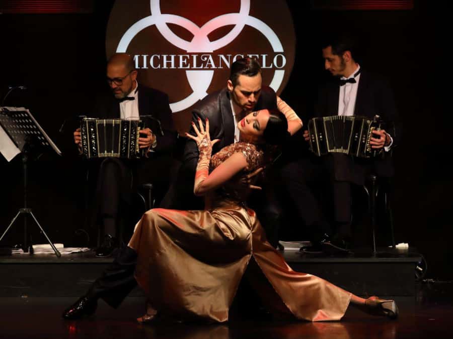 Tango Show at: MichelAngelo - Five tango couples give MichelAngelo its main appeal