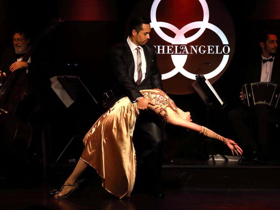 Tango Show at: MichelAngelo - Folklore adds a second Argentine tradition