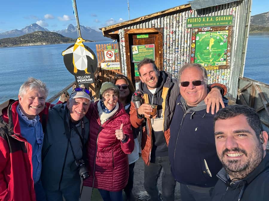 Tierra del Fuego Park & Train Tour for Cruisers (no tickets) - Meeting Yellow Penguin at Ushuaia Port