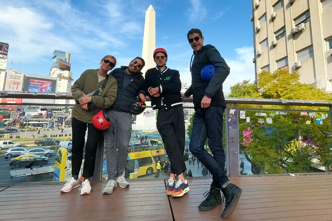 Tour Buenos Aires in one day on Electric Scooters - Puerto Madero, Puente de la Mujer, and mate by the water