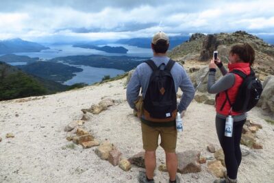 Trekking day in the mountains close to Bariloche