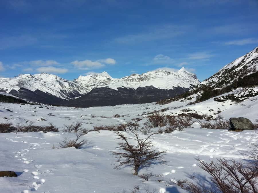 Trekking Esmeralda Lagoon - Arriving at Esmeralda Lagoon