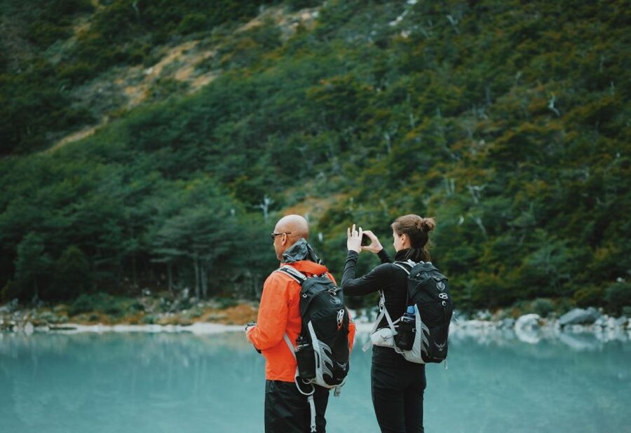 Trekking to Emerald Lagoon - The return walk and ride back to Ushuaia