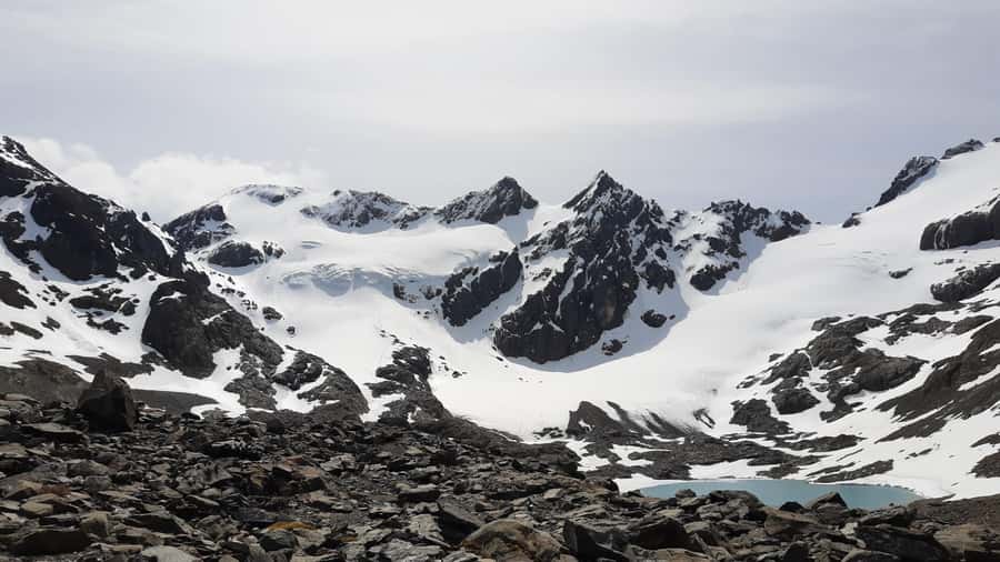 Trekking to Vinciguerra glacier and Tempanos lagoon - Tempanos Lagoon, ice, and the final approach