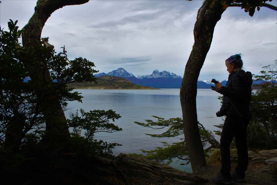 Ushuaia: Visit to Escondido and Fagnano Lakes PM - Paso Garibaldi and the first Escondido Lake view